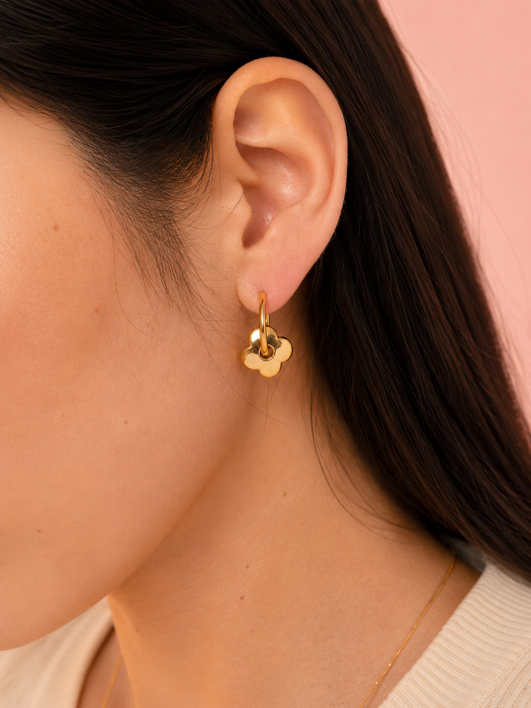 Boucles d'oreilles Fleur Elégance