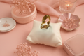 Bague Ondine - Style Rose Poudré