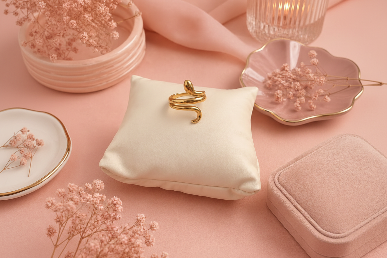 Bague Séraphine - Style Rose Poudré